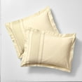 thumbnail image 3 of Better Homes & Gardens 3-Piece Cream Waffle Stripe Comforter Set, Full/Queen, 3 of 4