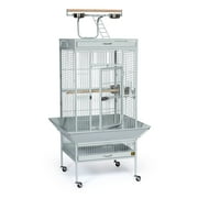 Prevue Pet Products Select Wrought Iron Parrot Bird Cage 24x20x60, Pewter