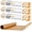 Brown, variant on Parchment Paper Roll 3 Pack Total 12 in x 49 ft Air Fryer Paper Liners Non Stick Oil Proof Heat Resistant Baking Paper with Cutter for Baking Cooking Grilling and Steaming