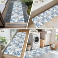 thumbnail image 6 of 2x6 Kitchen Runner Rug, Blue Coastal Non-Skid Rubber Backing Large Rectangle Rugs - Living Room Bedroom Home Office, Summer Nautical Ocean Beach Coral Fish Indoor Floor Mat Carpets Washable Rug, 6 of 9