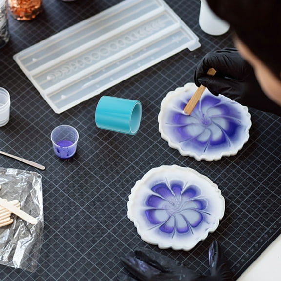 LABELEPH 1 Roll Heated Resin Tape Sky-Blue for Epoxy Resin Molding and Jewelry