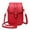 Red, variant on Jierger Women Vertical Single Shoulder Messenger Bag Pattern Mobile Phone Bag Female Crossbody Bag for Women Shoulder Purses and Handbags for Men Women Outdoor Travel Work
