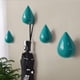 thumbnail image 2 of Gancho montado en la pared Toystoory Gota de agua Resina Oficina Baño Colgante Verde S, 2 of 6