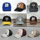 thumbnail image 2 of 2022 new Original Farm animal Summer trucker cap mesh snapback hip hop hats for men embroidery baseball capadjustable Gao Jinjia LED, 2 of 2