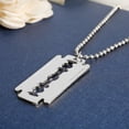thumbnail image 2 of Simple Design Punk Style Collier Voyage Randonnée Parti Camping Banquet Portable Alliage Pendentif Mode Bijoux Cadeau d'Anniversaire, 2 of 8