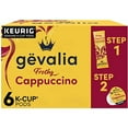 thumbnail image 2 of Gevalia Frothy 2-Step Cappuccino Espresso K-Cup Coffee Pods & Froth Packets Kit 6 Ct Box (Pack of 3), 2 of 10
