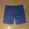 thumbnail image 4 of pstuiky Pantalones cortos deportivos para hombre, Pantalones cortos casuales de lino para hombre, con múltiples bolsillos, rectos, de color liso, cómodos y transpirables. Pantalones cortos cargo, 4 of 4