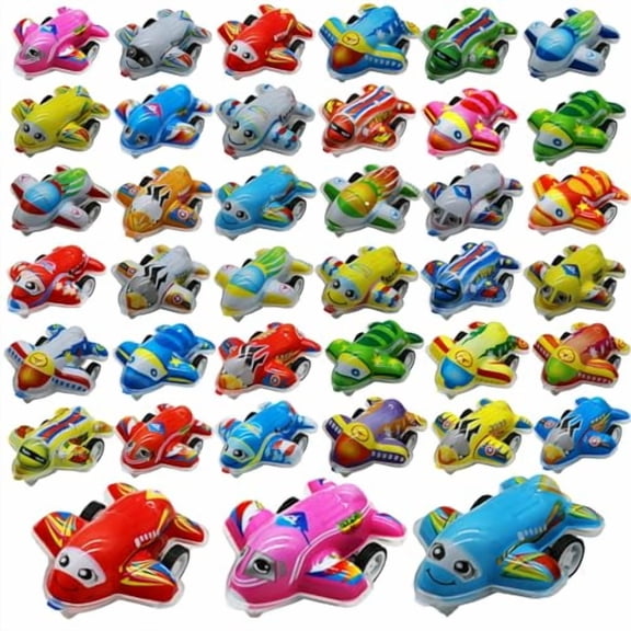 66 Pcs Mini Pull Back Planes Party Favors for Kids,Treasure Box Toys for Classroom,Prizes for Kids Classroom Rewards,Birthday Goodie Bag Stuffers Pinata Filler