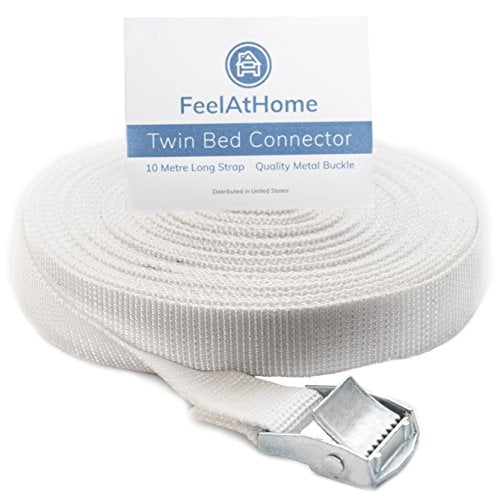 FeelAtHome Strap for Twin Beds Twin to King Bed Mattress Joiner