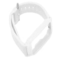 thumbnail image 4 of Correa de reloj Bling Bling con funda de silicona suave resistente al agua 20 mm Tamaño ajustable para OPPO Free Blanco, 4 of 12