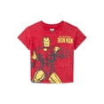 thumbnail image 3 of Marvel Iron Man Toddler Boys Graphic Tee with Short Sleeves, Sizes 12M-5T, 3 of 5