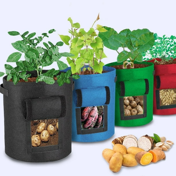 1 2 4pcs Garden Sweet Potato Potato Planting Bag Grow Bag Plant Bag Beauty Planting Bag Planting Tree Bag Plant Growth Bag Potato Pot Walmart Com Walmart Com