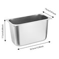 thumbnail image 1 of Ltdhehe Stainless Steel Food Pan With Lid 6L Capacity Rectangular Kitchen Serving Tray For Catering Outdoor And Commercial Use, 1 of 4