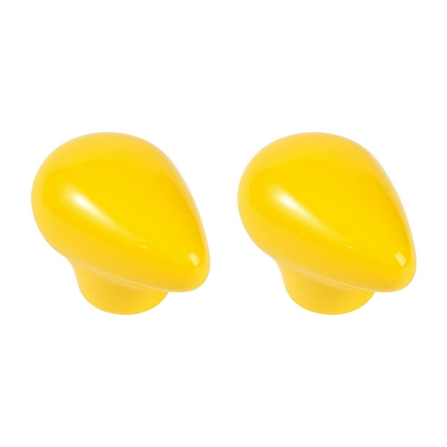 relayinert 2pcs Ceramics Cute Clouds Cartoon Drawer Handles Easy Installation And Easy Installation Color Water droplet yellow