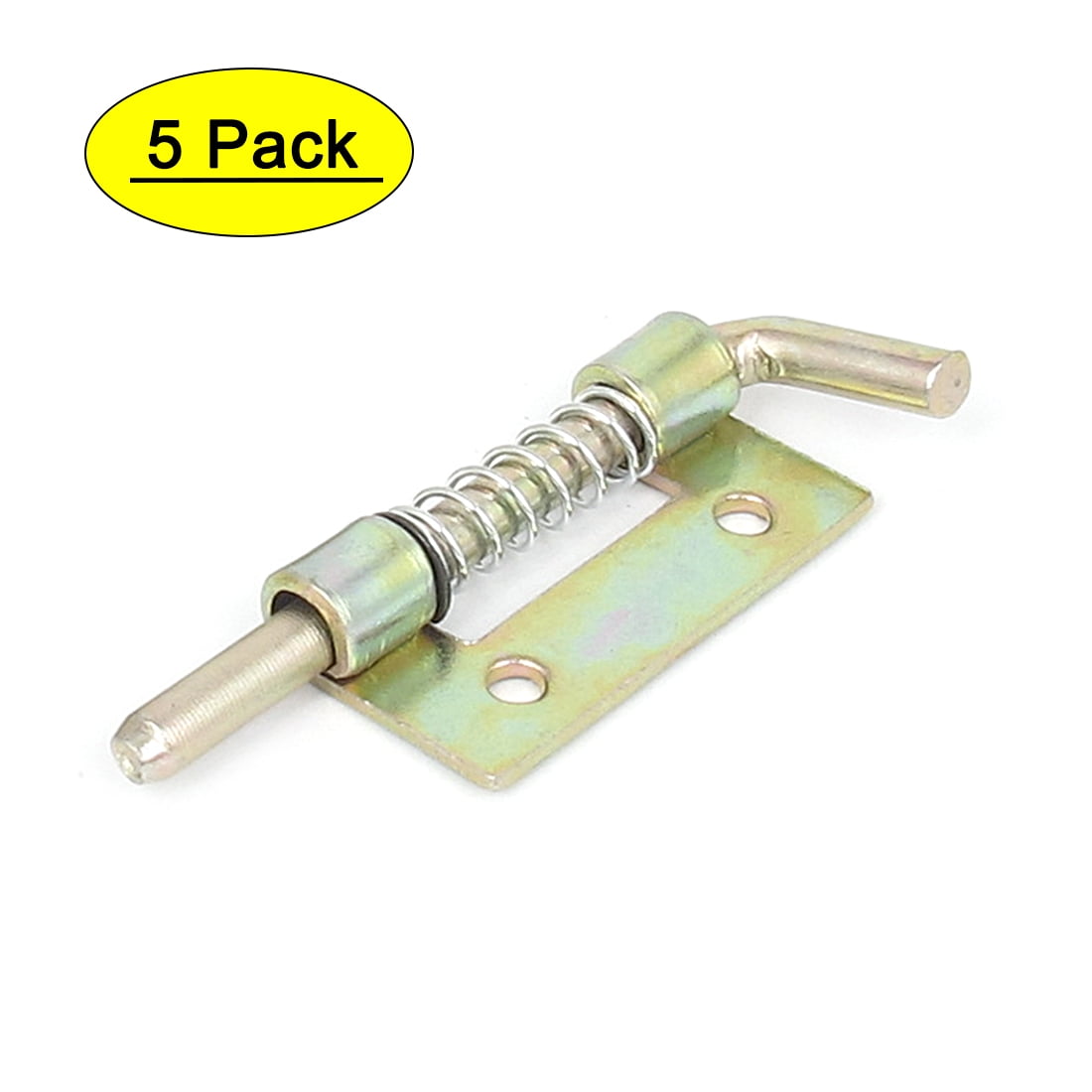 5pcs Bronze Tone Metal Locked Spring Loaded  Bolt Latch for Gate Door