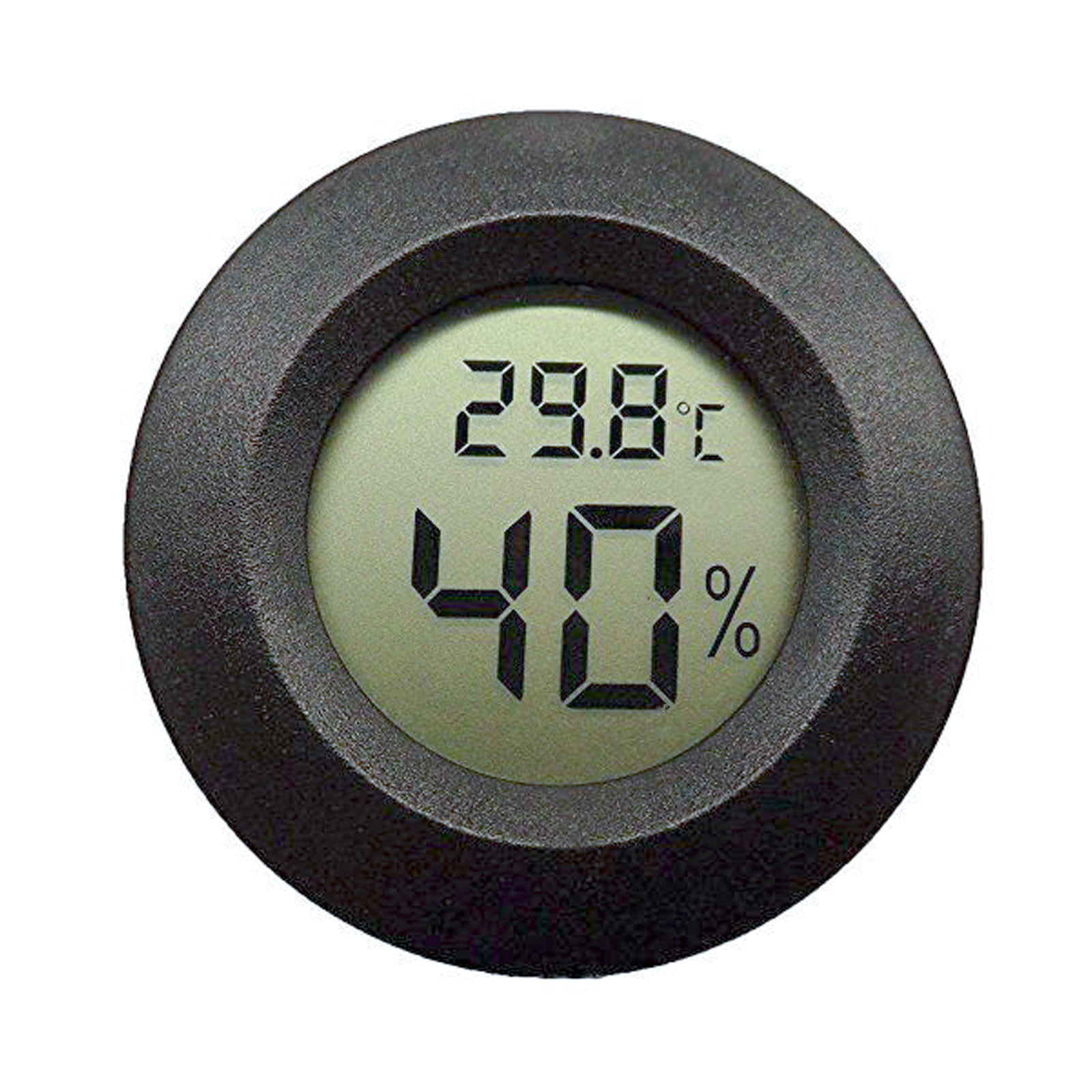 Mini Car Portable Hygrometer Time Clock Temperature Thermometer Decor Tool NEW