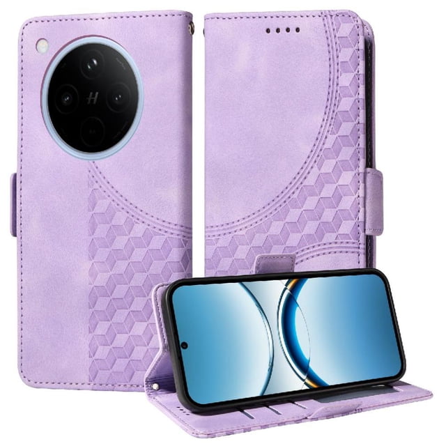 Funda GANGXUN para OPPO Find X8 Pro con diseño acolchado elegante, cuero PU, protección total y ajuste preciso