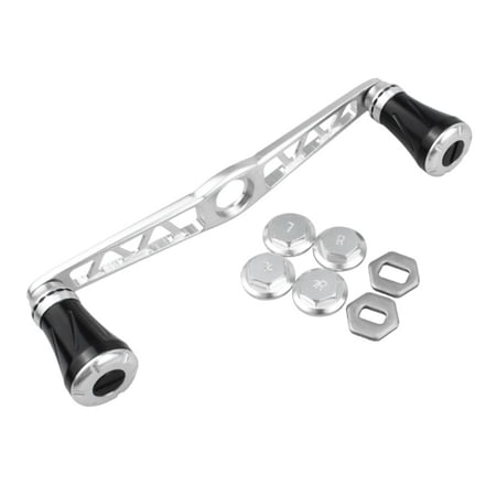 JWQFBC Aluminum Alloy Reel Crank Lightweight Left Right Swap Handle Reversible Aluminum Reel Crank for Anglers