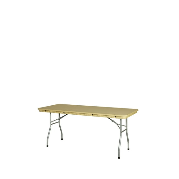 Rhino Banquet Table - 6' x 30" Resin - Tan