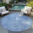 thumbnail image 6 of Addison Rugs Chantille Indoor/Outdoor Transitional Abstract Sky Washable Round Rug, 8' x 8', 6 of 6