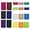 Rainbow Color, variant on 1"/2"/3" Self Adhesive Bandage Wraps, 9 Pack Colorful Self Adherent Cohesive Bandages Wrap for Wounds, Vet Wrap, Ankle Tape, Tattoo Tape Wrap, Medical Tape, Color Athletic Tape
