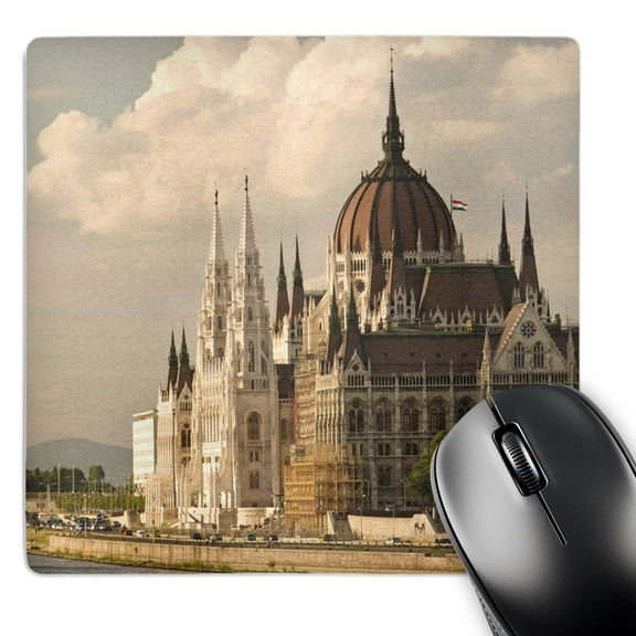 3dRose, Parliament Buildings, Danube, Budapest Hungary - EU13 SWS0051 - Stuart Westmorland, MousePad