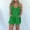 Green, variant on Wensltd Women Jumpsuit Summer Casual Loose Sleeveless Spaghetti Straps Shorts Overalls