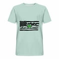 thumbnail image 3 of Njoeus Oversized Tshirts for Men, Men's American Flag T-Shirts Big & Tall Short Sleeve Graphic Tees Crew Neck Mens Usa Flag Patriotic Shirts 3X 4X 5X Mint Green Clearance, 3 of 3