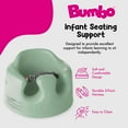 thumbnail image 2 of Bumbo Baby Infant Soft Foam Floor Booster Seat with Adjustable Harness, Hemlock, 2 of 10