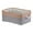 Grey/Brown 14*10*6.5in, variant on Unique Bargains Storage Bin with Handle Fabric Cube Grey/Brown 16*12.5*8in