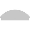 thumbnail image 5 of Ekena Millwork 52"W x 19-7/8"H x 2-3/4"P Segment Arch 3 Spoke Architectural Grade PVC Combination Pediment, 5 of 7