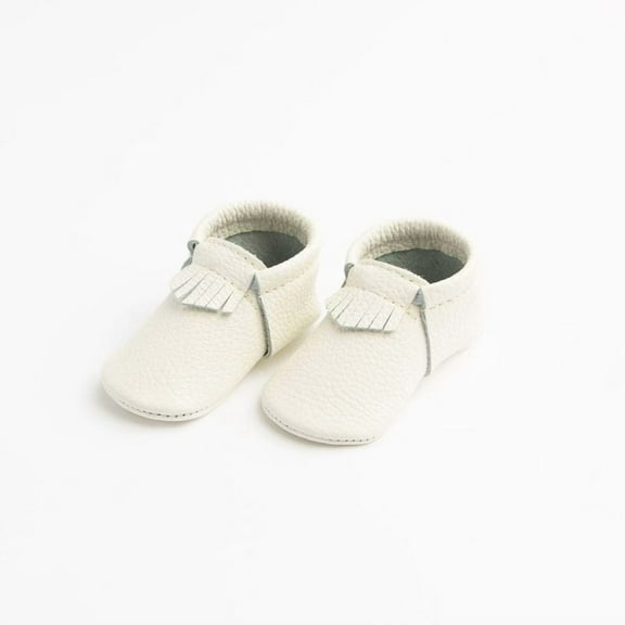 Freshly Picked First Pair Blanc City Moccasin Baby Shoe Newborn