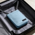 thumbnail image 4 of Nylon Travel Packing Bag Medium Size, Waterproof Luggage Organizer Pouch with Zipper, Clothing Storage Cube for Suitcase Travel Home, Blue, 13.9x7.6 Inches, 4 of 6