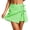 Green-b-shorts, variant on Women High Waisted Skorts - Plaid Wrap Tie Skirt with Shorts Fashion Outdoor Summer Outfits, S-3XL