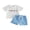 White, variant on BemeyourBBs Toddler Baby Boy Summer Clothes Infant Baby Boys Summer Beach Holiday Outfits Short Sleeve Sailboat Crayfish Marine Embroidery T-Shirt Plaid Pockets Shorts 2Pcs Set
