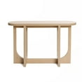 thumbnail image 2 of LuxenHome 47'' Wood Oval Console Table, Entryway Table, Natural Finish Wood Sofa Table for Hallway, 2 of 2