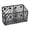 Black 1PCS, variant on 2 Spacious Compartments Storage Basket Storage Bag Super Mesh Pen Holder Fixed Whiteboard Locker Accessories, Black 1PCS