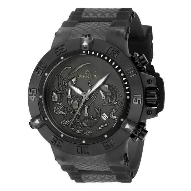 Subaqua Chronograph Quartz Black Watch 37040 - Walmart.com