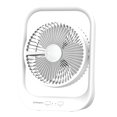 thumbnail image 1 of Westinghouse 8" 2 in 1 Rechargeable Desk Fan + LED Light, 1 of 6