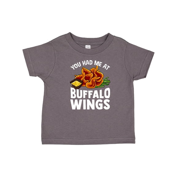 Inktastic Buffalo Wings Game Day Snack Boys or Girls Toddler T-Shirt