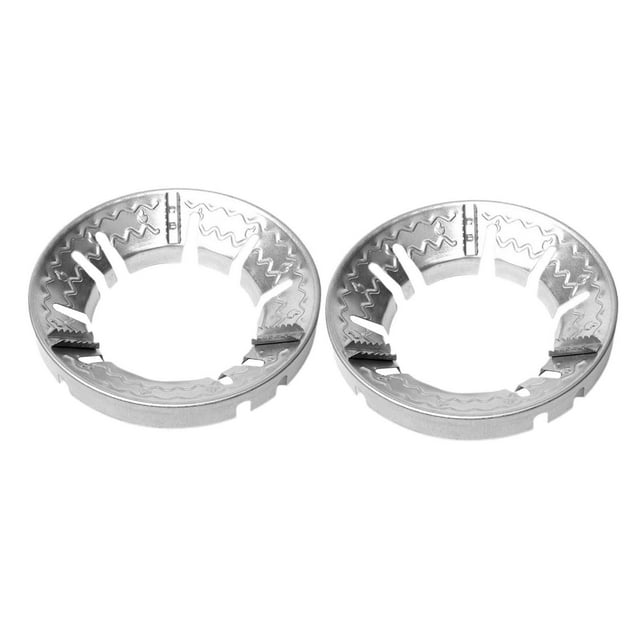 Shangren 2x Gas rings Home Bracket Wok Rack Rings for Home Smaller Cookware Pot mayimx Cubierta de ahorro de gas