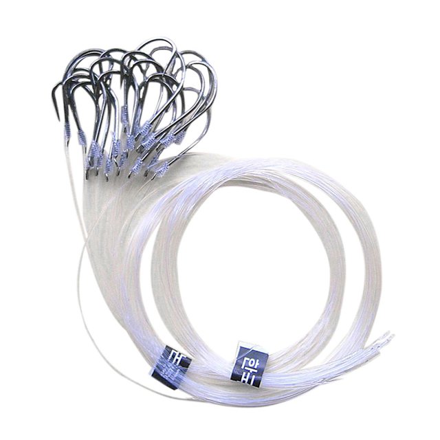 20/28 Pcs Hameçons à Tête de Jig Hameçons à Ligne Attachée Appât en Carbone Accessoires d'Hameçon en Acier au Carbone