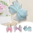 thumbnail image 1 of Vaidha Sequined Yarn Ribbon Hand Made Diy Hair Accessories Material Snow Yarn Transparent Ribbon Bow 16.4 Ft, 1 of 6