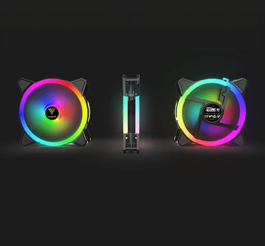 GAMDIAS AEOLUS M2-1204R 120MM RGB 4 in 1 PC Fan Pack with