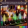 thumbnail image 2 of KOMI Christmas Solar Garden Light 4 Packs with Multi-Colored Change, Auto ON/Off Garden Solar Light, Solar Light for Garden, Porch, Christmas and Festival Decoration (Height: 38Inch), 2 of 8