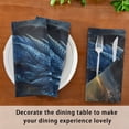 thumbnail image 4 of JSTEL Blue Dragon Galaxy Cloth Napkins Set of 6, 20x20 Inch Washable and Reusable Napkin for Decoupage Dinner Party Everyday Use, 4 of 6