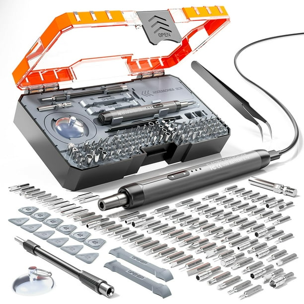 Destornillador eléctrico ANVANNA Precision 120 en 1 con 5 torque