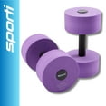 thumbnail image 2 of Sporti 8 lb Quick-Dry Foam Aquatic Fitness Dumbbells, 2 of 8