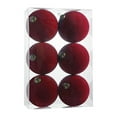 thumbnail image 4 of 6PCS Christmas Velvet Balls Ornaments 3.15-Inch For Christmas Tree Baby Shower Girls First Christmas Decorations Birthday Party 2025, 4 of 5