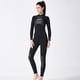thumbnail image 5 of DivaSail Setuits Sitio de buceo Ultrathin Secado rápido Pantalones de manga larga Cuerpo completo Traje de baño Jumpsuit transpirable deportes Pieles de buceo Mujeres Negro Negro 【S】 Scienceny OD003280-06, 5 of 7